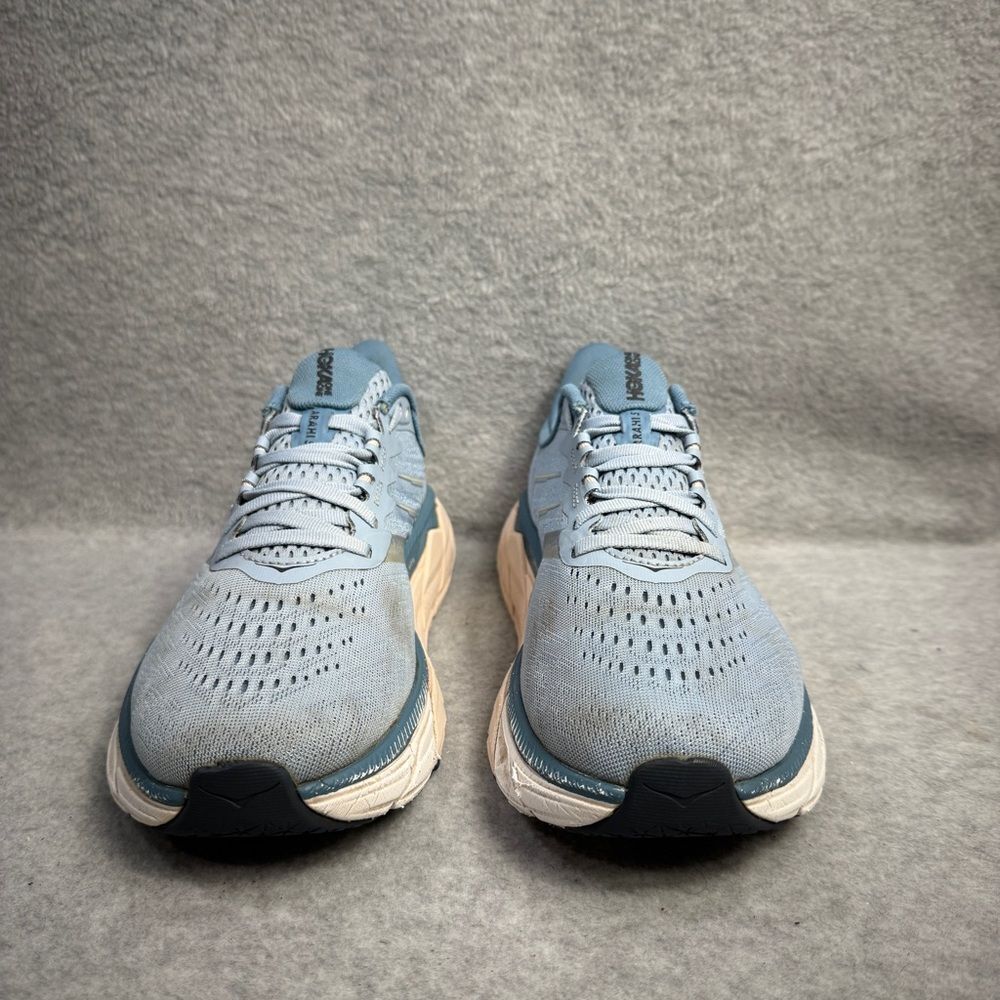 Hoka One One Womens Shoes Size 8.5 D Arahi 5 Blue White Wide Fit Running Sneaker - Picture 2 of 10